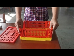 Caja de almacenamiento plegable de plástico