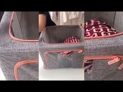 Contenedores de almacenamiento domésticos de tela