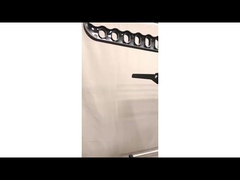 Rejilla de secado de ropa plegable de 3 niveles de acero inoxidable