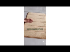 Alfombra de baño antideslizante gruesa de microfibra