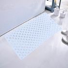 Baño anti bacteriano anti Mat With Suction Cups Drain del resbalón de los agujeros