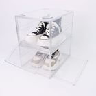 Cajas de zapatos de acrílico plásticas con la puerta magnética 5kg - carga 10kg