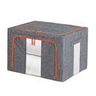 Tapas de 1.4KG Grey Fabric Storage Boxes With, compartimiento de almacenamiento inodoro del cubo de la tela de Sonsill