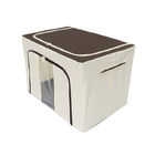 caja de almacenamiento plegable inodora del paño 100L, compartimientos de almacenamiento de la tela de Multiescena con las tapas