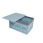 A prueba de polvo plegable plástico de los PP del cubo de los contenedores de almacenamiento cuadrados desmontables del hogar