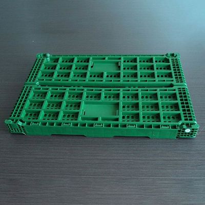 40 litros de cajones plegables plásticos de la capacidad con las manijas del agujero