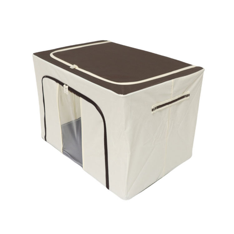 caja de almacenamiento plegable inodora del paño 100L, compartimientos de almacenamiento de la tela de Multiescena con las tapas