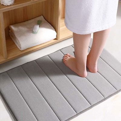 Calidad Baño Mat Quick Drying del retrete de Shaggy Memory Foam Non Slip fábrica